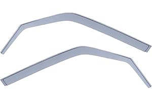 Modifycar - Deflectores Compatibles con Mitsubishi Montero 2000-2006 - Vidrio Acrílico Duradero - Derivabrisas Delanteros Ahumados para Ventanillas - Instalación Interior - 2 Unidades