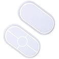 Resin Mold, 2 Oval DIY Epoxy Mould, Used for Plate, Dish Casting, Tray Casting