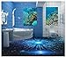 Produktbild Lxsart Bodenaufkleber 3D wallpaper benutzerdefinierte boden malerei tapete 3d blu-ray technologie boden himmel pvc tapete 3d raumdekoration-400cmx280cm