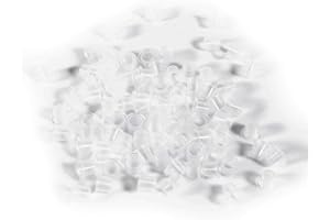 ASIXXSIX Tazas de tinta de pigmento para tatuaje, 100 piezas de taza de tatuaje Tapas de tinta transparente Tazas de pigmento para tatuaje, para sujetar pigmento Artista profesional del tatuaje