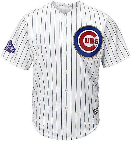 Chicago Cubs Commemorative 2016 World Series Champions Anthony Rizzo Mens Jersey