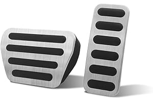 MAIMOCCY Brake Gas Accelerator Pedal Pad Cover Compatible for Range Rover Sport Discovery 5 Defender 90 110 Interior Parts