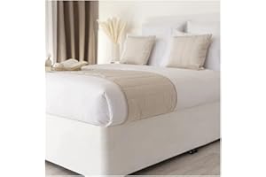 ESMENATZLS Mantovana giroletto in finta pelle scamosciata, con tre lati e elastico, facile da installare (bianco 1, king size 180 x 200 x 30 cm)