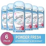desodorantes secret confían en nuestra original, polvo de suave aroma fresco