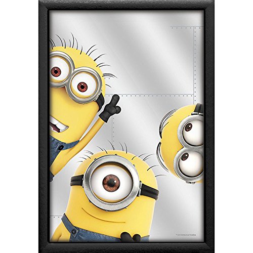 Empire Interactive Despicable Me-Minions Printed Mirror with Plastic Frame Size 20 x 30 CM