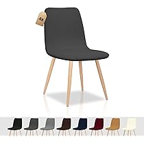 Coprisedia Elasticizzati 6 Pezzi - Fodere Per Sedie Con Schienale, Jacquard Lavabile - Foto 5