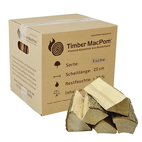 Premium Kaminholz im Karton, Esche, ca. 10 kg