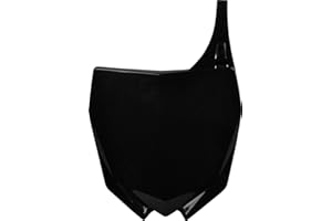 POLISPORT 8678400002 - Tabella portanumero replica OEM realizzata in plastica lucida resistente e durevole compatibile con le moto Yamaha in colore nero