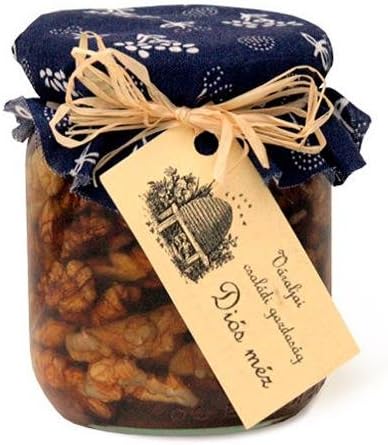 Raw Hungarian Milkweed Honey with Walnuts Premium Quality 250G