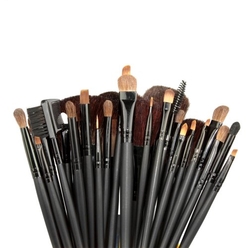 32 PCS Makeup Brush Set Eyeshadow Eyebrow Blush Lip Brush + Black Pouch Bag