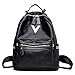 Produktbild JOEY lederrucksack Damen,Leder Rucksack Damen Doppelte Schultertasche College Wind V Womens Schulter Rucksack 35x14x29cm