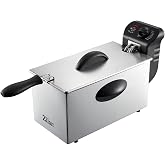 Zilan ZLN1819 Frit&ouml;z | 3L | 2180W | Paslanmaz &Ccedil;elik Derin Yağ Frit&ouml;z&uuml; Ayarlanabilir Termostatlı