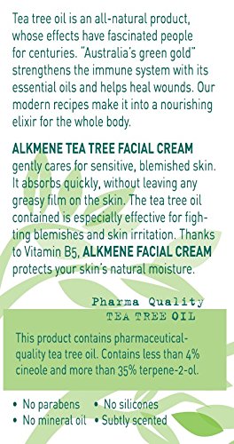 Alkmene Teebaumöl Gesichtscreme – wirksame Pflege bei sensibler und unreiner Haut 50ml - 6