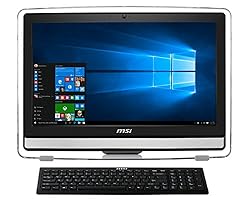 MSI 9S6-AC1711-014 54,61 cm (21,5 Zoll) Pro 22ET 6M-014DE All-in-One Desktop PC (Intel Core i3-6100, 4GB RAM, Intel HD Graphics 530, Win 10 Home) schwarz