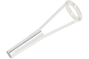 POENVFPO Trumpet Trombone Lip Muscle Builder Trainer, Strength Training Device Mouthpiece with Silver Plating Finish, Exercise Lip Muscle Endurance