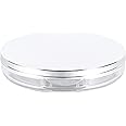 Artibetter 2pcs Loose Powder Compact Case, Empty Container With 2pcs Puff - Portable DIY Makeup
