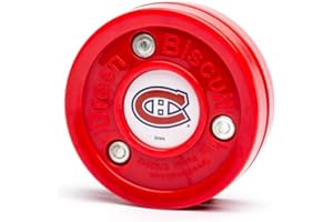 Green Biscuit NHL Teams Original Passing/Handling Training Puck (Montreal Canadiens) - Off-Ice/Street Hockey Puck