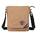 Produktbild Super Modern Herren Canvas Schultertasche Messenger Bag Umhängetasche Schultasche Arbeiten Tasche Umhängetasche iPad Tasche Daily Bag, Herren, Coffee Medium