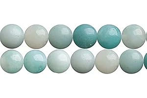 SKYBEADS AAA Natural Blue Amazonite Gemstone 6mm Loose Beads for Jewellery DIY Making One Strand 15 Inch APX 60 Pcs
