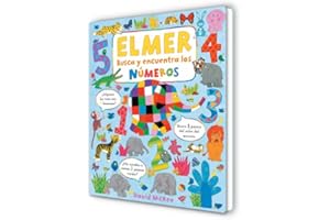Elmer. Libro de cartón - Busca y encuentra los números de Elmer (Pequeñas manitas)
