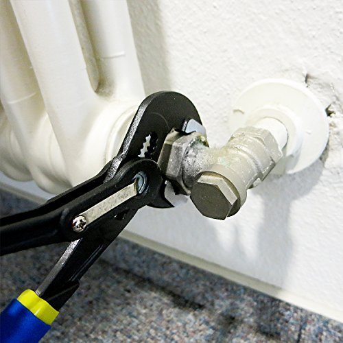 S&R Wasserpumpenzange mit Schnelleinstellung-Mechanismus 240x30mm, CR-V, doppelt ummantelte Griffe - 7