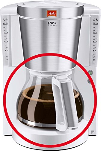 Melitta Look Deluxe, Timer Glaskanne, wei Melitta Look Deluxe, Timer Glaskanne, wei