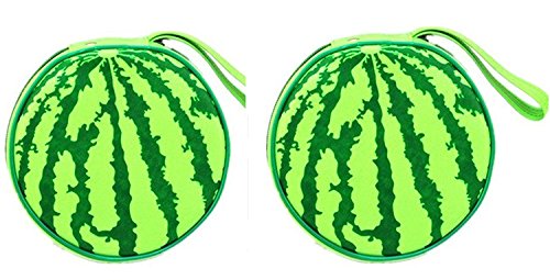 Preisvergleich Produktbild maltonyo17 CD / DVD-Aufbewahrung Fall, Wassermelone Form, 2 PCS
