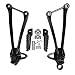 Tengchang Motorcycles Footrests Foot Pegs For Kawasaki Ninja ZX6R 2009 2010 2011 2012 Ninja ZX10R 2008-2010