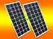 Produktbild 2 Stück 100 Watt Solarmodul Solarpanel Photovoltaik Solarzelle Monokristallin NEU von bau-tech Solarenergie GmbH