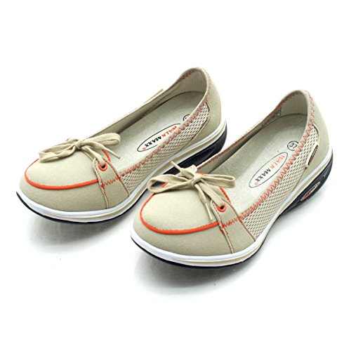 Preisvergleich Produktbild WALKMAXX Fitness-Mokassins, beige oder marinenblau-beige-41