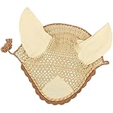 MagiDeal Fliegenhaube Weiche Baumwolle Häkeln Fliegen Schleier Ohrenschutz Für Pferd, 10 Farbe