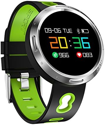 OOXLF X9VO Smart Bracelet 0.95" OLED Screen Heart Rate Blood Oxygen Blood Pressure Monitor Pedometer Calorie Fitness Tracker , Green