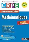 Annales CRPE 2017 : Mathématiques