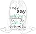 Produktbild They Say Nothing Impossible Slogan Drawstring bag