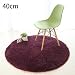 Produktbild Gulin Runde Flauschige weiche Teppiche, Moderne Plüsch-Bodenmatte, Perfekt für Wohnzimmer Schlafzimmer Home Decor
