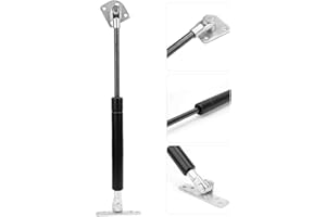 Domigard Gasdruckfeder 500N, Hydraulische Gasfeder, Gasdruckdämpfer 280mm Achsabstand 100mm Hub für Doors Cabinets, Lichtbox, Klapptürhaube (500N)