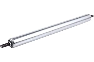 CUASTING Rouleau de convoyeur en acier au 25 mm x 300 mm