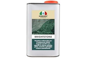 MARBEC BRIGHTSTONE 1LT Protection anti-taches pour traitement effet mouillé spécifique pour marbre, granit, pierre, béton et terrazzo à faible absorption.
