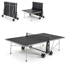 Housse De Protection De Table De Ping-Pong Extérieure Kinoco - Imperméable, Anti-UV, Antidérapante - Dimensions 185x70x165 Cm