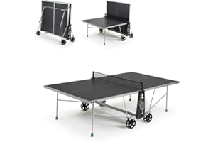 Cornilleau - Table de ping-Pong d'extérieur 100X Outdoor - Loisir de Jardin - Agrément FFTT - Bleu ou Gris