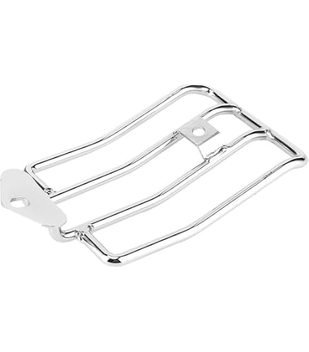 Porte-Bagages Arrière Monkey 125 2018-2022 – Rack Acier Chromé Avec Poignées Passager Et Support Stable
