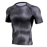 Kurzarm, Rundhalsausschnitt, 3D-Tiermuster, Regular Fit T-Shirt. Aufmachung des lustigen stilvollen Grafikdesigns ganz über Druck. Großartig für alle Arten des täglichen Lebens oder einfach zum Entspannen und so weiter.