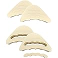 Desenda 4pcs Adjustable Toe Fillers with A Curved Design Shoe Filler Toe Inserts for Shoes Too Big Toe Inserts for Women Men Unisex Pumps Flats Sneakers (Beige)