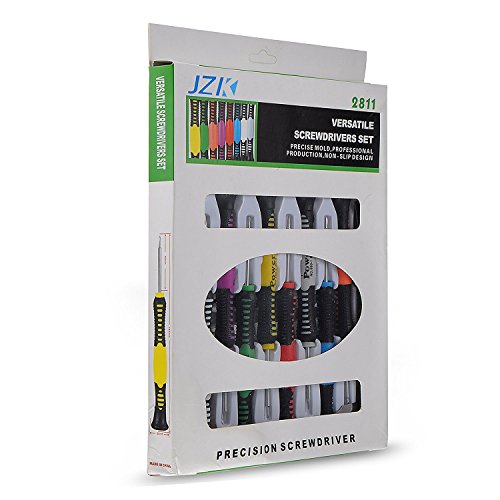 JZK® 19 In 1 Reparatur Öffnungs Werkzeug Kit Schraubendreher Set Für iPhone 3GS,4,4S,5,5S,5C,6,6 plus,6s,6s plus iPad 1,2,3,4 iPod iTouch PSP NDS & HTC ,Samung Galaxy S3 , S4 , S5,S6 ,Note3,Note 4,Nokia, Strapazierfähiger PVC Saugnapf Mit Naylon Spugder Für Display Ersatz - 4