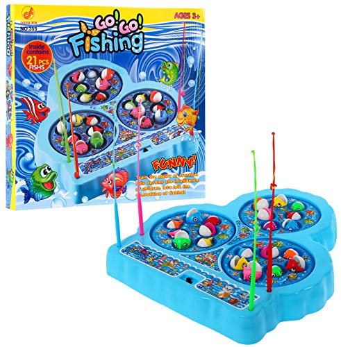 Preisvergleich Produktbild Geschicklichkeitsspiel Angeln Go Go Fishing XXL - Entwicklungsförderndes Angelspiel - hoher Spaßfaktor wie Kroko Doc
