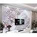 Produktbild Pmhhc Papiers Peints 3D Haut De Gamme De Beaux Bijoux Fleurs Salon Tv Fond Mur Décoration Murale Peintures Murales 3D Fond D'Écran Photo-400X280Cm