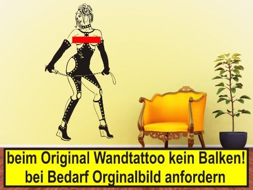 Posierende Woman with Lingerie Wall Sticker Various Sizes Choice of 27 Colours, white, ca. 80 x 154 cm