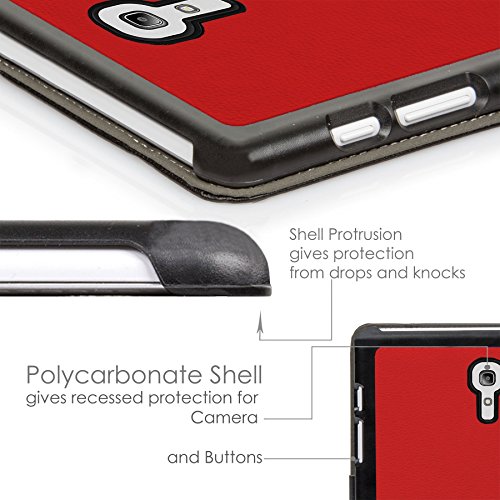 ForeFront Cases® Neue Leder Hülle / Tasche / Case / Cover für Samsung Galaxy Tab S 8.4 T700 – Rundum-Geräteschutz und intelligente Auto-Sleep-Wake-Funktion mit 3-JAHRES-GARANTIE VON FOREFRONT CASES – inkl. Eingabestift und Displayschutz - 7