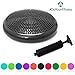 Produktbild #DoYourFitness Ballsitzkissen inkl. Pumpe | ca. 33cm Durchmesser mit Noppenoberfläche - Ideal für Sport/Fitness | Sitzkissen Luftkissen Balancekissen Bürokissen Sitzunterlage/PumpUp Schwarz