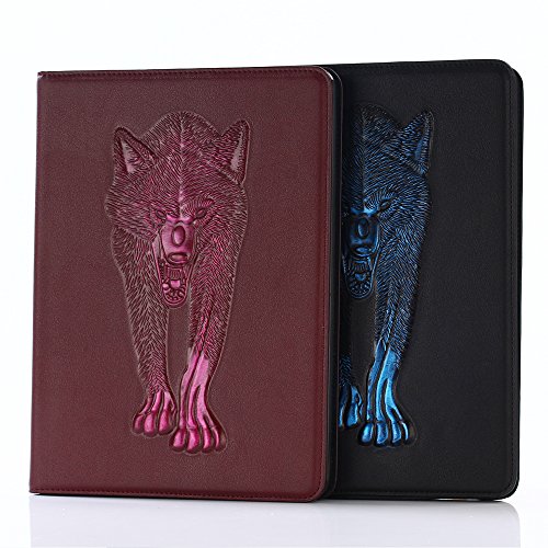 Neues Schutzhülle für Apple iPad Air 9.7, TechCode Billion 3D-Funkeln PU Leder Schlag Abdeckungs Shell Buch Art Folio Kasten Abdeckungs Standplatz Schützende PU Leder mit Kartenhalter für Apple iPad air 9.7 Zoll (iPad air, A02) - 2